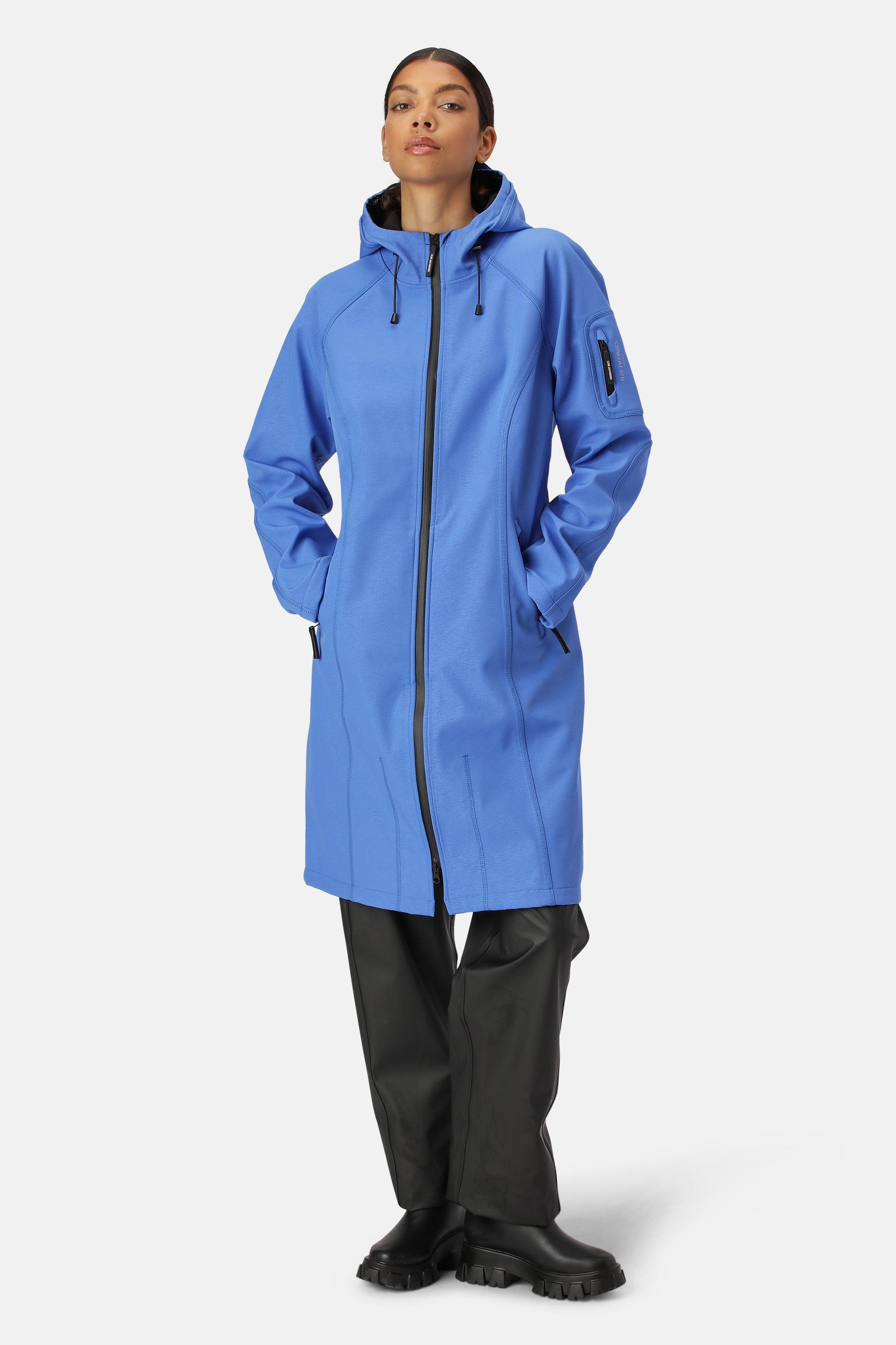 Long Softshell Raincoat - Light Regatta
